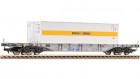 524107 Fleischmann 4 axle Flat car loaded with 40 container